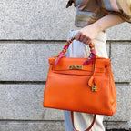 HERMES KELLY32 leather shoulder bag