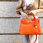 HERMES KELLY32 leather shoulder bag
