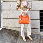 HERMES KELLY32 leather shoulder bag