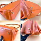 HERMES KELLY32 leather shoulder bag