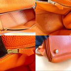 HERMES KELLY32 leather shoulder bag