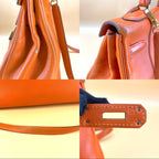 HERMES KELLY32 leather shoulder bag
