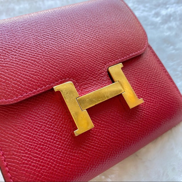 HERMES Constance compact wallet