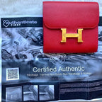 HERMES Constance compact wallet