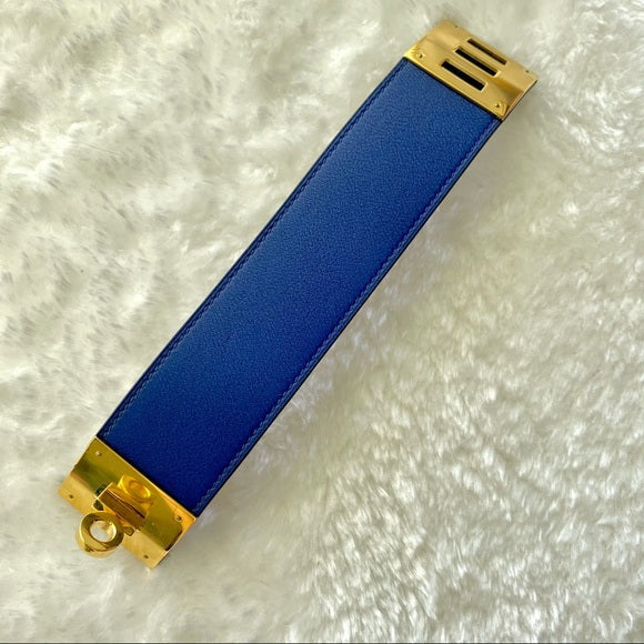 HERMES Kelly Dog leather bracelet