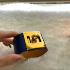 HERMES Kelly Dog leather bracelet