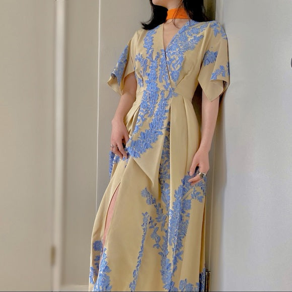 FENDI lace maxi dress