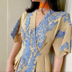 FENDI lace maxi dress