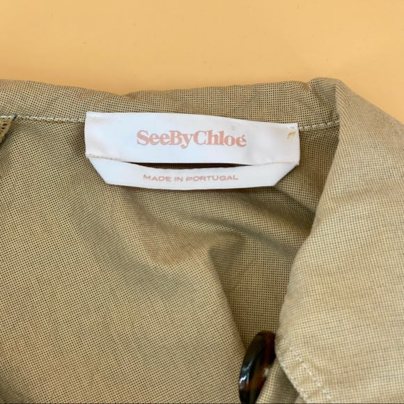 SEE BY CHLOE cotton cape