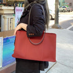 HERMES cabag PM canvas Shoulder bag