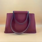 HERMES cabag PM canvas Shoulder bag