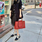 HERMES cabag PM canvas Shoulder bag