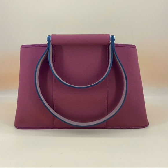 HERMES cabag PM canvas Shoulder bag