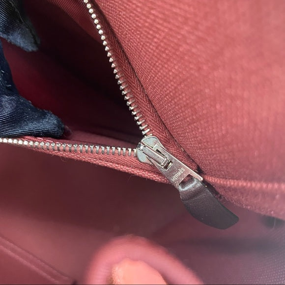 HERMES cabag PM canvas Shoulder bag