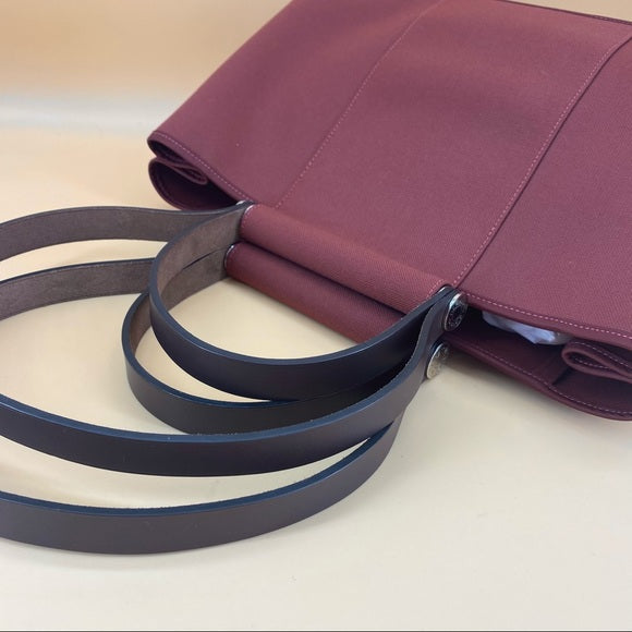 HERMES cabag PM canvas Shoulder bag