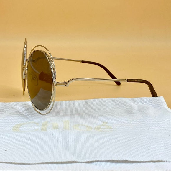 CHLOE 62mm Gradient Round Sunglasses