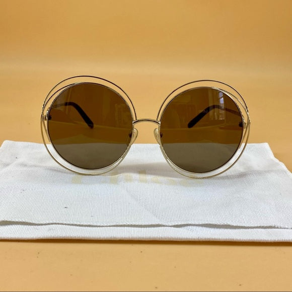 CHLOE 62mm Gradient Round Sunglasses