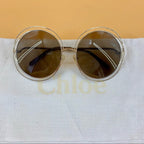 CHLOE 62mm Gradient Round Sunglasses