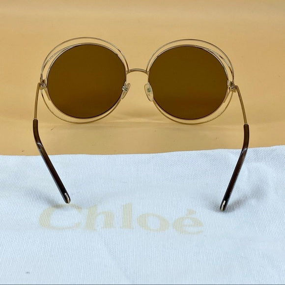 CHLOE 62mm Gradient Round Sunglasses