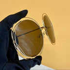 CHLOE 62mm Gradient Round Sunglasses