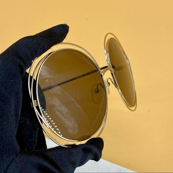 CHLOE 62mm Gradient Round Sunglasses