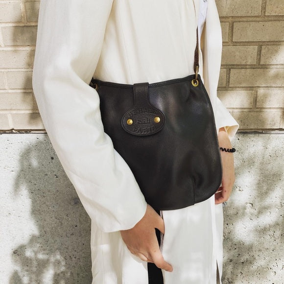 HERMES Rodeo leather Shoulder bag
