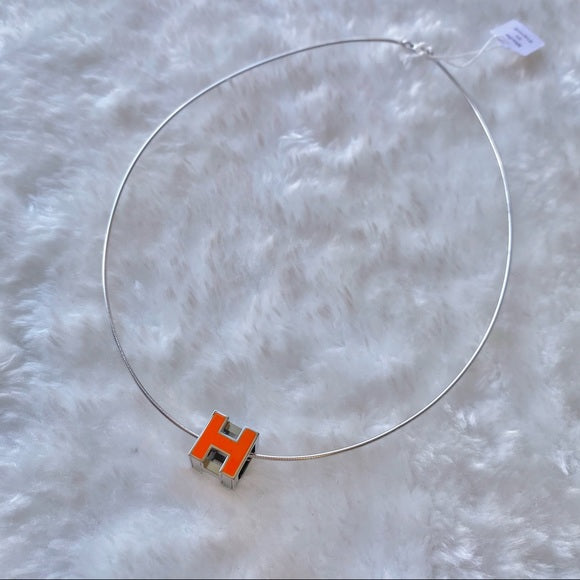 HERMES CAGE D'H NECKLACE