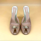 Fendi golden ball sandal