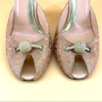 Fendi golden ball sandal