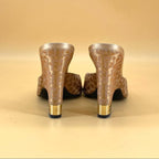 Fendi golden ball sandal
