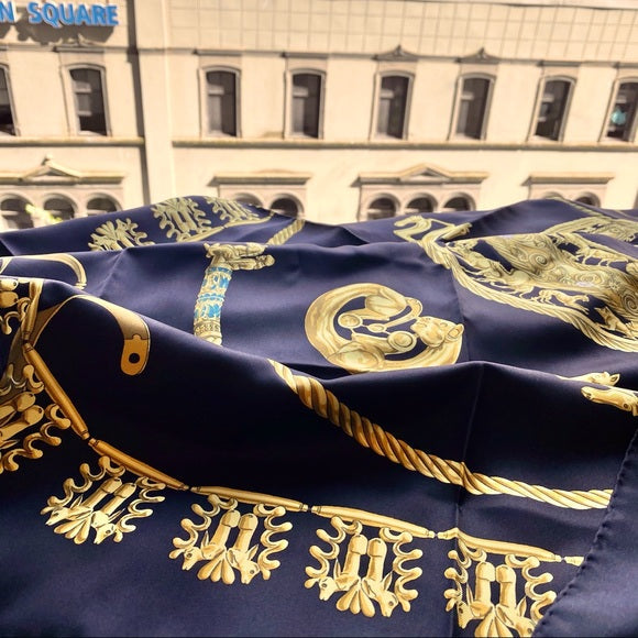 HERMES SEIBU 50th Anniversaire silk scarf
