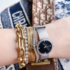 La D de Dior Satine diamond watch
