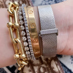 La D de Dior Satine diamond watch