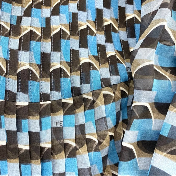 Fendi maxi silk dress