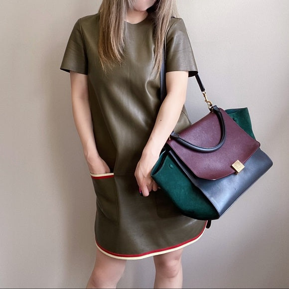 CELINE Smooth Calfskin Medium Bag Trapeze