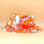Hermes two side silk bucket hat