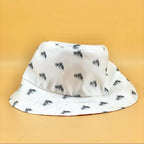 Hermes two side silk bucket hat