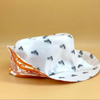 Hermes two side silk bucket hat