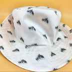Hermes two side silk bucket hat