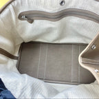 HERMES Garden Party 36 Etoupe leather bag