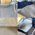 HERMES Garden Party 36 Etoupe leather bag
