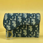 Dior SADDLE FLAP CARD HOLDER
