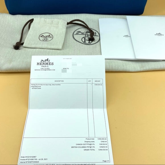 HERMES Herbag39 full set