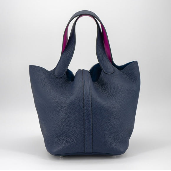 HERMES Picotin22 Dark blue full set