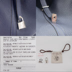 HERMES Picotin22 Dark blue full set