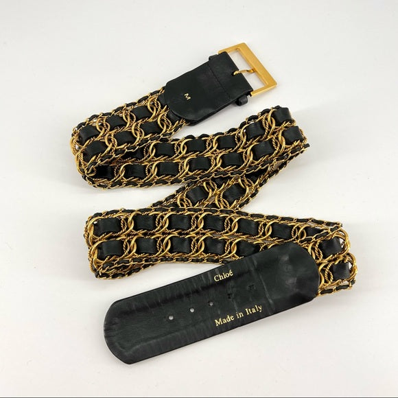 CHLOE Vintage style metal belt