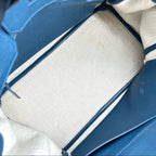 HERMES suede blue Birkin 35cm