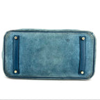 HERMES suede blue Birkin 35cm