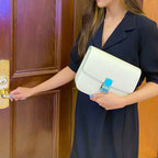 CELINE classic box bag avocado green