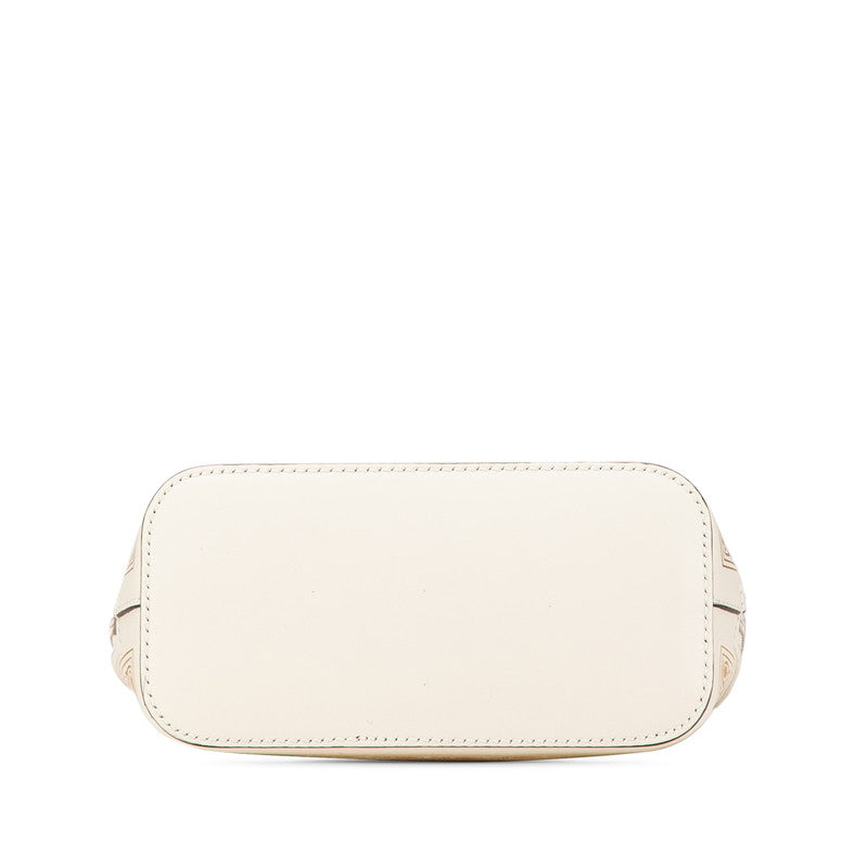 Gucci GUCCY SEGA Print Leather Shoulder Bag